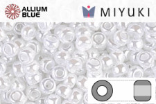 MIYUKI Round Rocailles Seed Beads (RR8-0528) 8/0 Large - Ceylon White