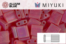 MIYUKI TILA Beads (TL-0140FR) - Matte Transparent Red Orange AB