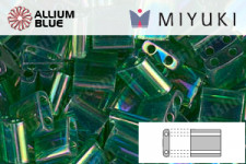MIYUKI TILA Beads (TL-0179) - Transparent Green AB