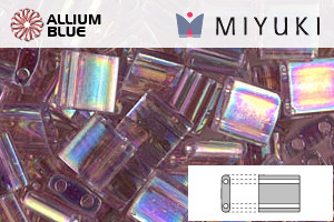 MIYUKI TILA™ Beads (TL-0256) - Transparent Smoky Amethyst AB