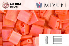 MIYUKI TILA Beads (TL-0406FR) - Matte Opaque Orange AB