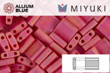 MIYUKI TILA Beads (TL-0408FR) - Matte Opaque Red AB