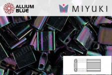MIYUKI TILA Beads (TL-0454) - Metallic Dark Plum Iris