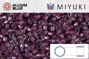 MIYUKI Delica® Seed Beads (DB2390) 11/0 Round - Inside Dyed Brandy