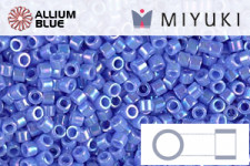 MIYUKI Delica® Seed Beads (DB0267) 11/0 Round - Opaque Smoke Luster