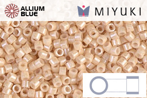 MIYUKI Delica® Seed Beads (DB0204) 11/0 Round - Antique Beige Ceylon