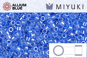 MIYUKI Delica® Seed Beads (DB0240) 11/0 Round - Dark Sky Blue Ceylon