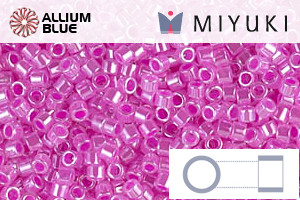 MIYUKI Delica® Seed Beads (DB0247) 11/0 Round - Hot Pink Ceylon