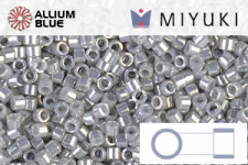 MIYUKI Delica® Seed Beads (DB0613) 11/0 Round - Dyed Silver Lined Dark Gray