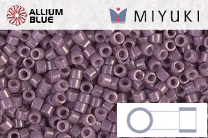 MIYUKI Delica® Seed Beads (DB0265) 11/0 Round - Opaque Mauve Luster