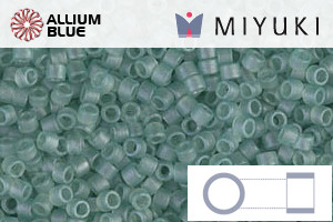 MIYUKI Delica® Seed Beads (DB0385) 11/0 Round - Matte Sea Glass Green