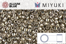 MIYUKI Delica® Seed Beads (DB0679) 11/0 Round - Light Taupe Silk Satin
