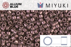 MIYUKI Delica® Seed Beads (DB0462) 11/0 Round - Galvanized Dark Mauve