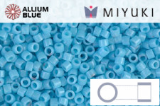MIYUKI Delica® Seed Beads (DB0002) 11/0 Round - Metallic Dark Blue Iris