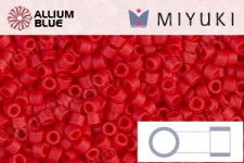 MIYUKI Delica® Seed Beads (DB1264) 11/0 Round - Matte Transparent Mauve