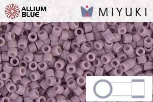 MIYUKI Delica® Seed Beads (DB0758) 11/0 Round - Matte Opaque Mauve