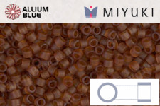 MIYUKI Delica® Seed Beads (DB1265) 11/0 Round - Matte Transparent Light Amethyst