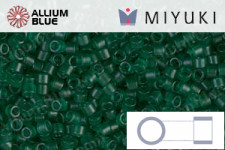 MIYUKI Delica® Seed Beads (DB0608) 11/0 Round - Dyed Silver Lined Blue Zircon