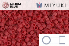 MIYUKI Delica® Seed Beads (DB1745) 11/0 Round - Sparkling Antique Rose Lined Crystal AB
