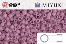 MIYUKI Delica® Seed Beads (DB1583) 11/0 Round - Matte Opaque Mandarin