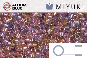 MIYUKI Delica® Seed Beads (DB0982) 11/0 Round - Sparkling Lined Tutti Frutti Mix