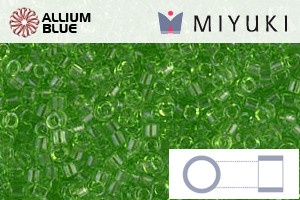 MIYUKI Delica® Seed Beads (DB1106) 11/0 Round - Transparent Lime