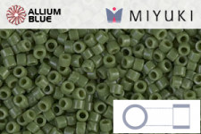 MIYUKI Delica® Seed Beads (DB1135) 11/0 Round - Opaque Avocado