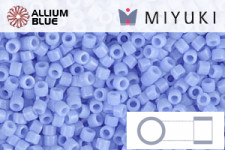 MIYUKI Delica® Seed Beads (DB1588) 11/0 Round - Matte Opaque Cyan Blue