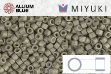 MIYUKI Delica® Seed Beads (DB1170) 11/0 Round - Galvanized Matte Aloe