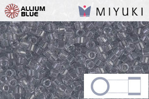 MIYUKI Delica® Seed Beads (DB1406) 11/0 Round - Transparent Pale Gray