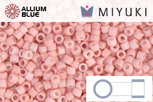 MIYUKI Delica® Seed Beads (DB1513) 11/0 Round - Matte Opaque Light Salmon