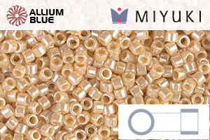MIYUKI Delica® Seed Beads (DB1561) 11/0 Round - Opaque Pear Luster