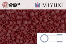 MIYUKI Delica® Seed Beads (DB0872) 11/0 Round - Matte Opaque Orange AB