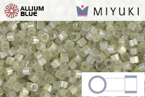 MIYUKI Delica® Seed Beads (DB1815) 11/0 Round - Dyed Pale Lime Silk Satin