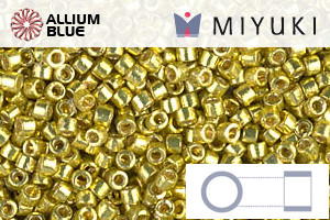 MIYUKI Delica® Seed Beads (DB1835) 11/0 Round - DURACOAT Galvanized Zest