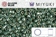 MIYUKI Delica® Seed Beads (DB2130) 11/0 Round - Duracoat Op Underwater Blue
