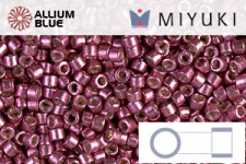 MIYUKI Delica® Seed Beads (DB2129) 11/0 Round - DURACOAT Op Moody Blue