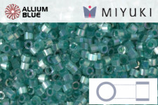 MIYUKI Delica® Seed Beads (DB1876) 11/0 Round - Silk Dk. Khaki AB