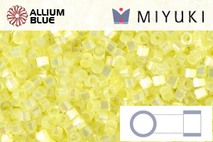 MIYUKI Delica® Seed Beads (DB1873) 11/0 Round - Silk Citrus Yellow AB