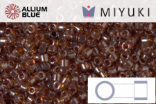 MIYUKI Delica® Seed Beads (DB1855) 11/0 Round - Luminous Silk Sun Glow
