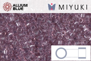 MIYUKI Delica® Seed Beads (DB1893) 11/0 Round - Transparent Smoky Amethyst Luster