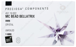 PRECIOSA Bellatrix Bead 8 mm crystal factory pack