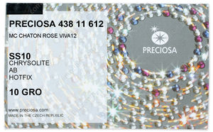 PRECIOSA Rose VIVA12 ss10 chrysol HF AB factory pack