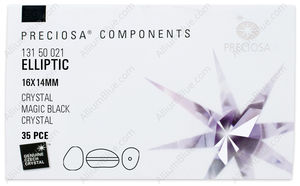 PRECIOSA Elliptic Pearl 1H 16x14 mag.black factory pack