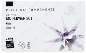 PRECIOSA Loch Flower 1H 6 crystal S AB factory pack