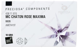 PRECIOSA Rose MAXIMA ss20 amethyst HF factory pack