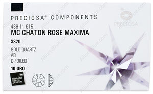 PRECIOSA Rose MAXIMA ss20 g.quartz DF AB factory pack