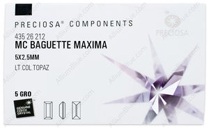 PRECIOSA Baguette MXM 5x2.5 lt.c.top DF factory pack