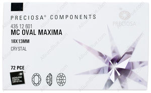 PRECIOSA Oval MXM 18x13 crystal DF factory pack