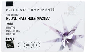 PRECIOSA Round Pearl 1/2H MXM 10 mag.black factory pack